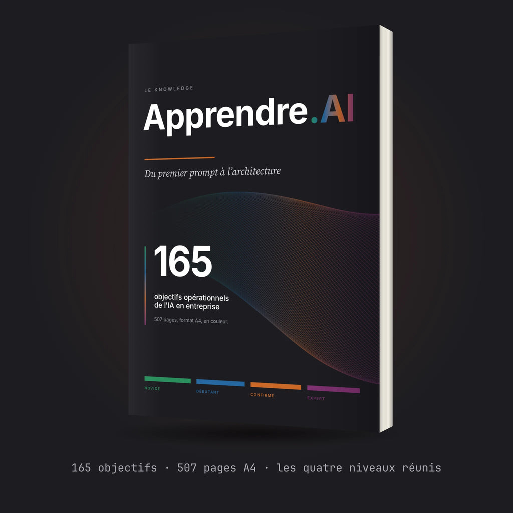 Apprendre.AI, le manuel de l’IA au travail, 165 objectifs à exécuter